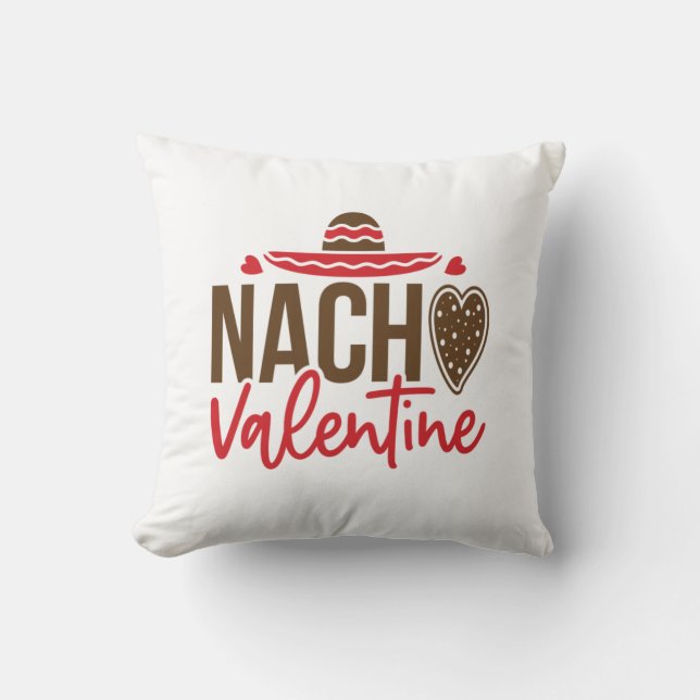 Couple Gift Nacho Valentine Cushion (Front)