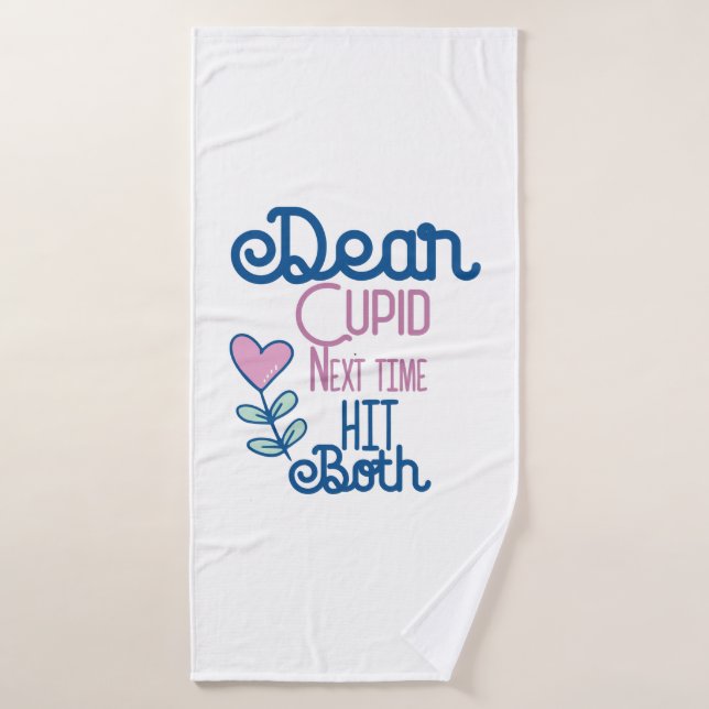 Couple Gift Next Time Hit Both Bath Towel (Bath Towel)