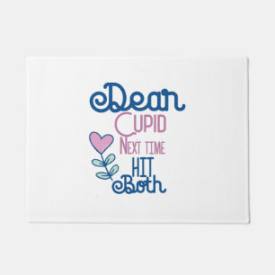 Couple Gift Next Time Hit Both Doormat