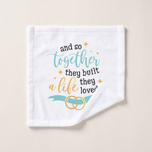 Couple Gift Together They Built A Life Wash Cloth