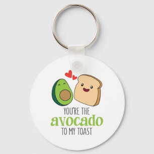 Couple Gift You Are The Avocado To My Toast Key Ring
