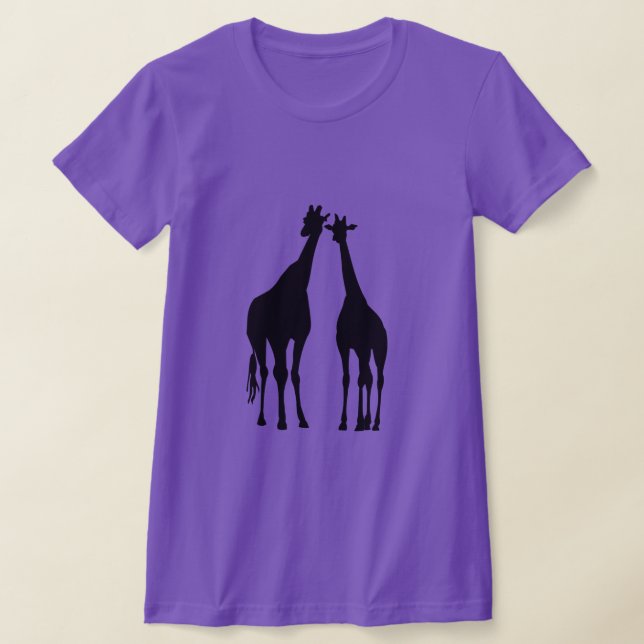 Couple Giraffe T-Shirt (Laydown)