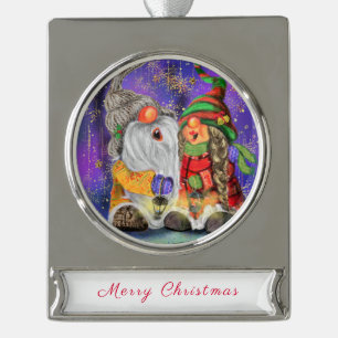 Couple Gnome Christmas Ornament