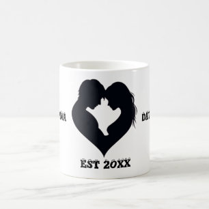 COUPLE HEART SILHOUETTE MUG