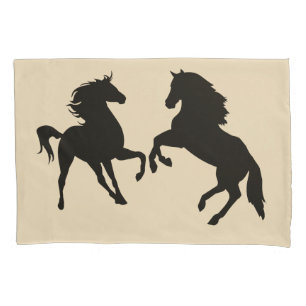 Couple Horse Pillow Case or Choose Colours