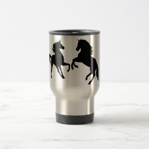 Couple Horse Travel Mugs