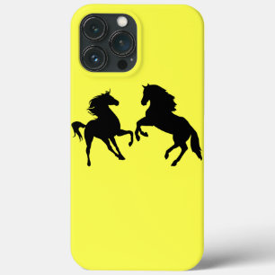 Couple Horses Choose Colours - Yellow iPhone 13 Pro Max Case
