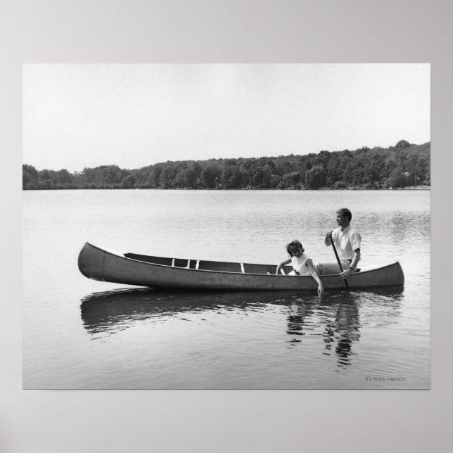 Couple in a Canoe Poster (Front)