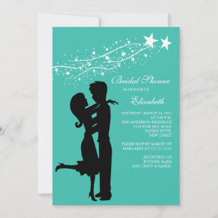 Couple in Love Bridal Shower Invitation