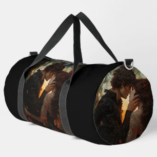 Couple In Love Fairytale Large Duffel Bag