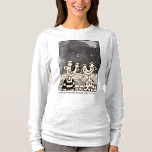 Couple In love ink Drawing Custom T-Shirt