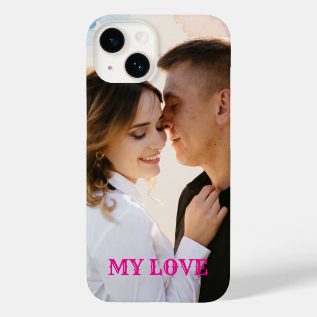 Couple in love Photo Personalised Case-Mate iPhone Case (Back)