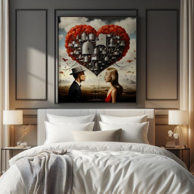 Couple in Love Surrealism Photo Print (Creator Uploaded)
