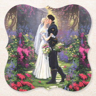 Couple in The Park-56476 Paper Coaster