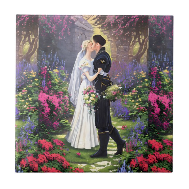 Couple in The Park-56476 Tile (Front)