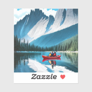Couple Kayaking Themed