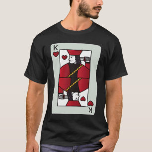 Couple King of Heart Card Valentines  Pair T-Shirt