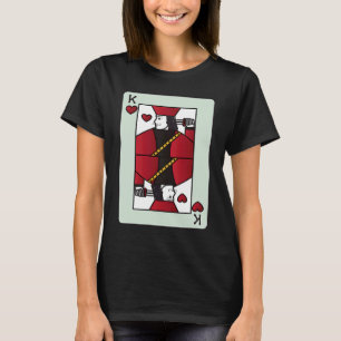 Couple King of Heart Card Valentines  Pair T-Shirt