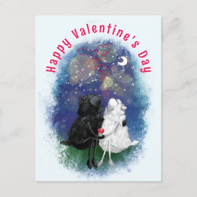 Couple Lamb Love Valentine's Day Card - Funny (Front)