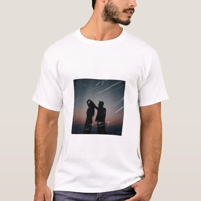 Couple Love Matching T-Shirts Design (Front)