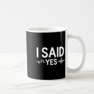 Couple matching engagement party i said premium  coffee mug