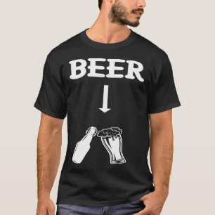 Couple Matching Pregnancy Announcement Beer New Da T-Shirt