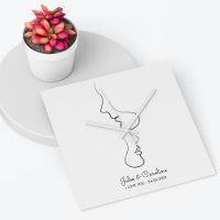 Couple minimalist abstract line art