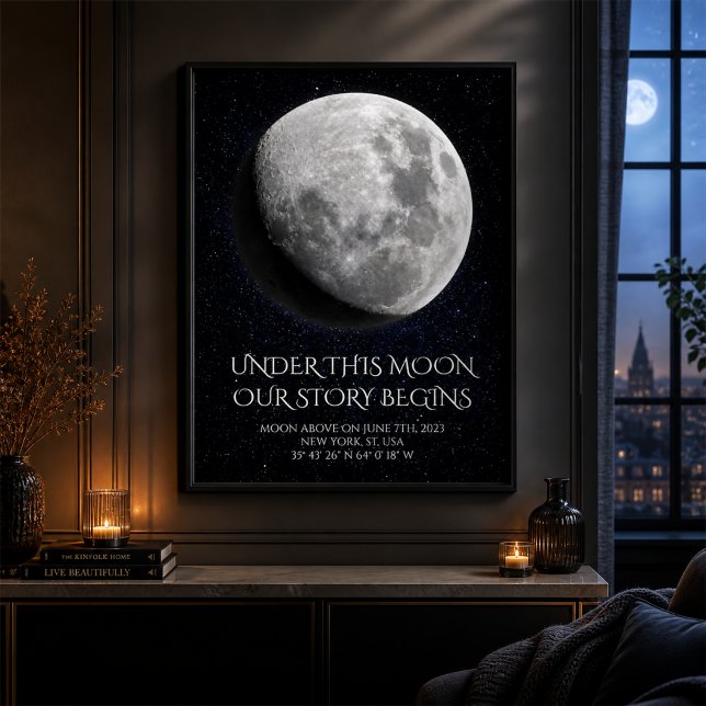 Couple Moon Phase 1st Anniversary Poster (Creator Uploaded)