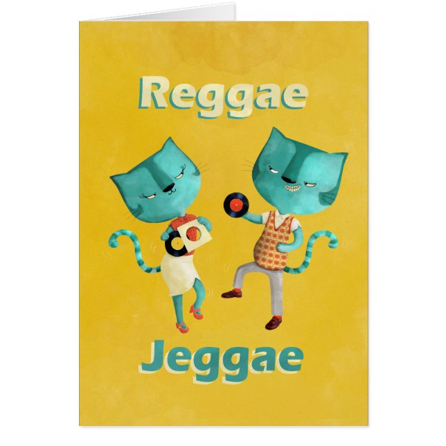 Couple of Blue Reggae Cats (Front)