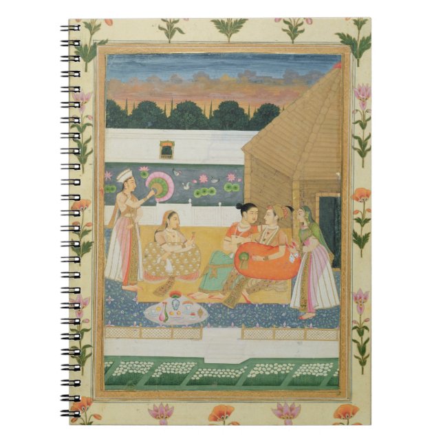 Couple on a terrace at sunset, from the Small Cliv Notebook (Front)