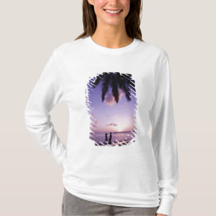 Couple on beach, Windjammer Landing, St. Lucia T-Shirt