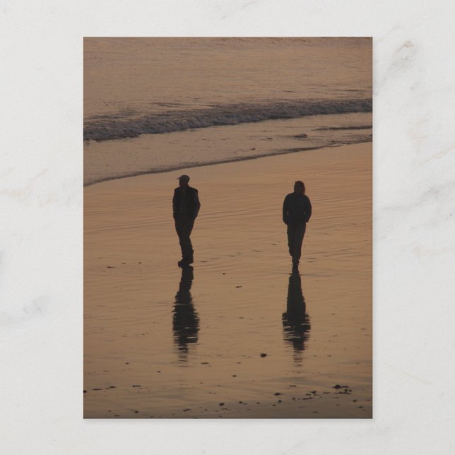 couple on the beach postcard (Front)