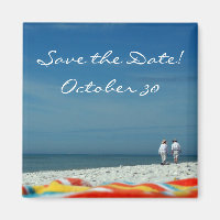 Couple on the Sandy Beach