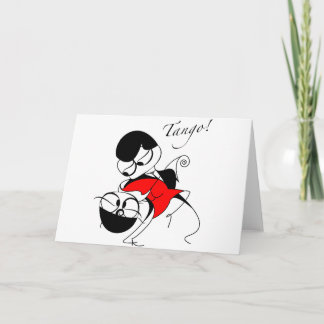 couple performing a tango step card