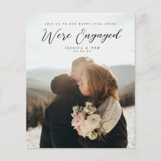 Couple Photo Engagement Party Welcome Fyler Flyer