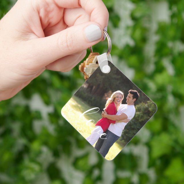 Couple Photo Key Ring (Hand)