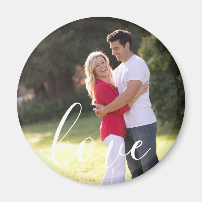 Couple Photo Magnet (Front)