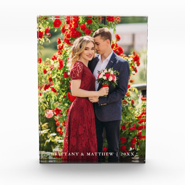 Couple Photo Names Year (Front)