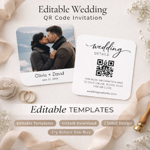 Couple Photo Romantic Kiss Elegant Script Wedding