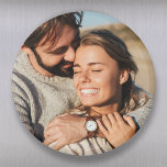 Couple Photo Wedding Magnet<br><div class="desc">A custom photo design which can easily be personalised with your own full size photo. The perfect gift for any occasion!</div>