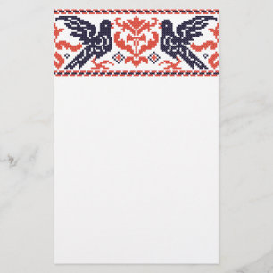 Couple pigeons stationery
