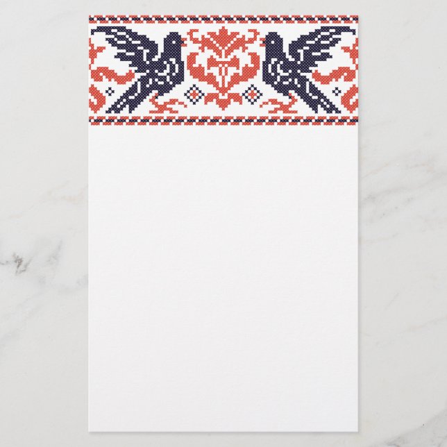 Couple pigeons stationery (Front)