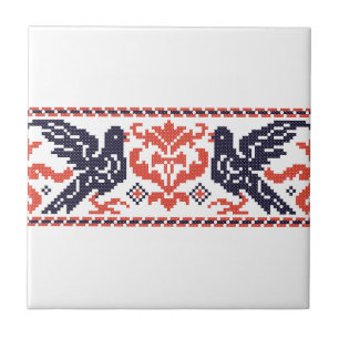 Couple pigeons tile