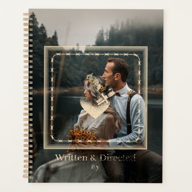Couple planner guided journal calendar book (Front)