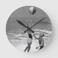 Couple Playing with a Beachball