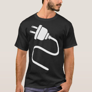 Couple Plug and Socket Matching Costume Funny Hall T-Shirt