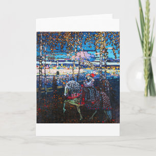 Couple Riding a White Horse, Wassily Kandinsky Card