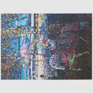 Couple Riding a White Horse, Wassily Kandinsky Tissue Paper