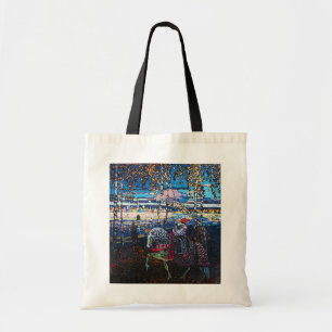 Couple Riding a White Horse, Wassily Kandinsky Tote Bag