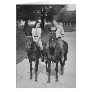 Couple Riding Horses